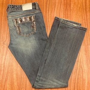 Maurices jeans 9/10 sequin pockets